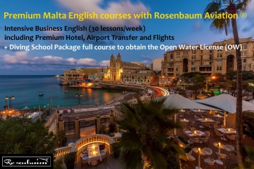Sprachreise nach Malta Intensive Business Englisch inklusive Tauchkurs Open Water Diver (OW)